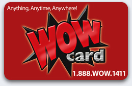 Red WOW Card Red WOW Card